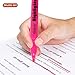 Shuttle Art Highlighters, 30 Pack Highlighters Bright Colors, Pink Colors Chisel Tip Dry-Quickly Non-Toxic Highlighter markers for Adults Kids Highlighting in the Home School Office