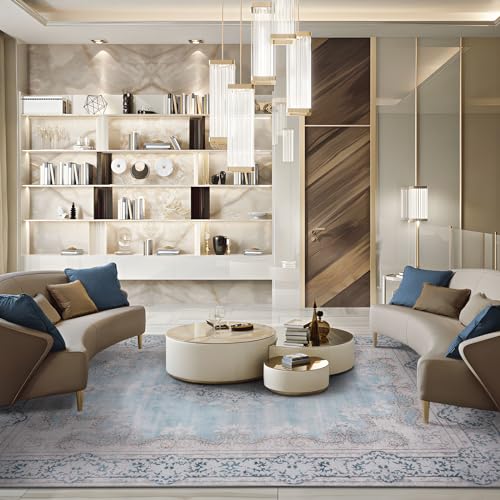 TALETA Teppich Wohnzimmer, Teppich waschbar rutschfest, Bunte Teppiche mit Muster für Wohnzimmer, Schlafzimmer, Vintage orientalischer Teppich Groß: 240 x 340 cm, rot