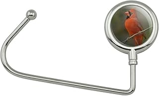 Red Cardinal Bird On Branch Purse Bag Hanger Holder Hook