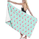 Tamaño: 80 * 130 cm. dingjiakemao Toalla Turca Toallas De Baño con Diseño De Flamenco Rosado Toallas De Playa 80X130 Cm Ecológicas Naturales Poliéster Hojas De Baño Suaves De Secado Rápido