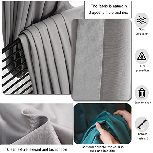 Xzgden Dressing Room, Clothing Store Fitting Room, Simple Locker Room With Track, Shopping Malls Office Privacy Shelters Room, Blackout Protection Curtain Kit, Wall Mounted Diy Temporary Locker Room #TOP3