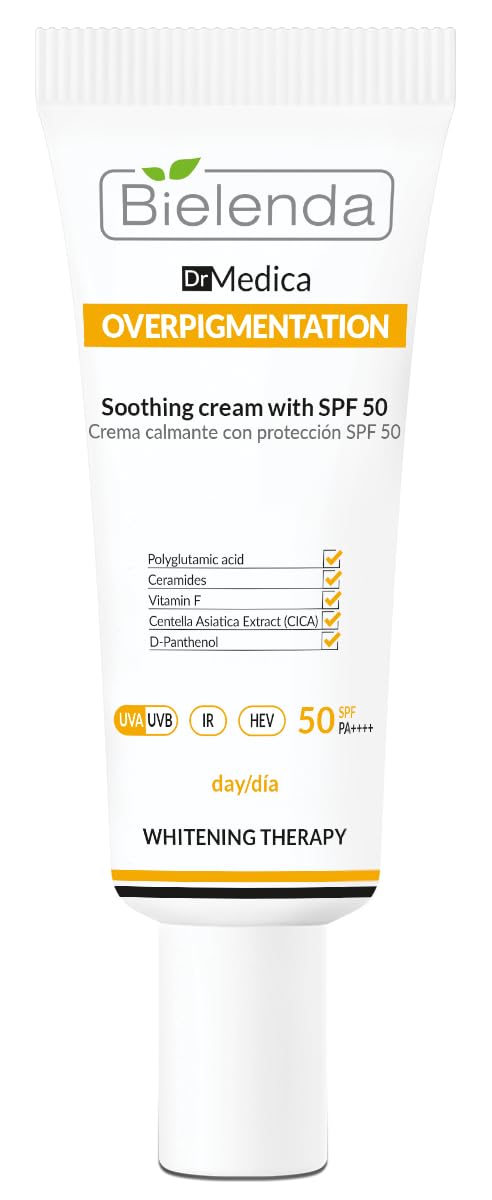 Bielenda Dr Medica Overpigmentation Soothing Cream with SPF 50 for the day, 50 ml