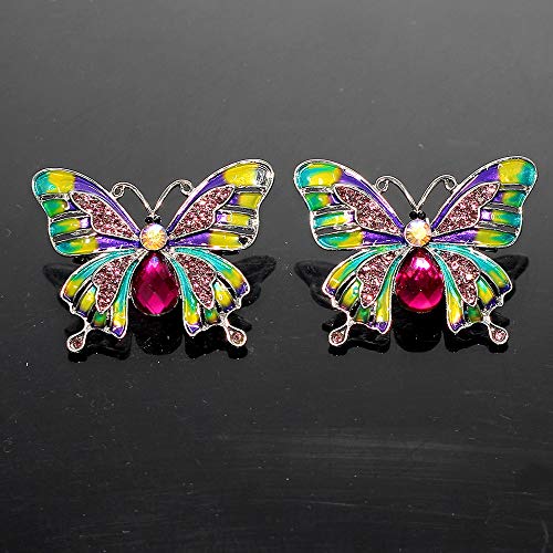 Broche papillon mode d'été accessoire chic pour robe de soirée