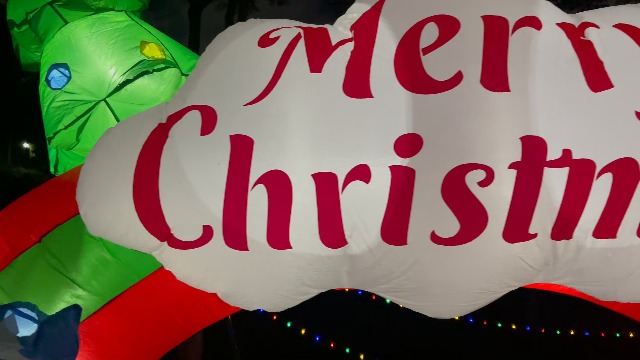 Amazon.com: 12.5FT Christmas Inflatables Archway, Inflatable Santa