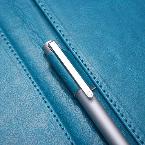 Image of Resume Folder Clipboard Holder Letter Size A4 Legal Pad, Portfolio Pad Folio Document Organizer for Interview & Business (Turquoise)