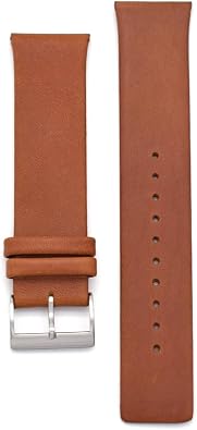 THEAGE Band 21mm Spring Bar Genuine Leather Watch Strap Replacement for Skagen SKW6086 SKW6219 SKW6237 SKW6449 SKW6449 Brown