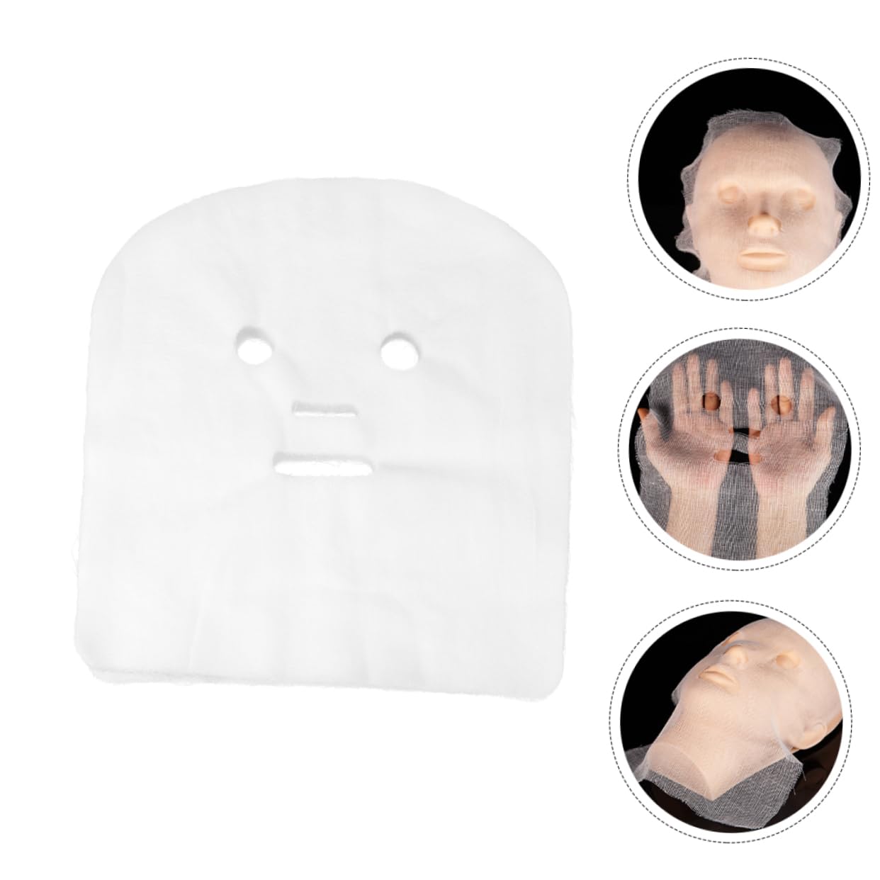 Healeved 400stücke Gesichtsmaske Vorgefertigte Für Feuchtigkeitsspendende Hautpflege Für -behandlungen Und Schönheitspflege