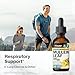 BIO KRAUTER Mullein Leaf Extract for Lungs 2 Fl. Oz - 28 Days of Supply - Pure Mullein Drops for Lung Cleanse & Detox - Vegan Respiratory Supplements - Non-GMO, No Sugar & Alcohol