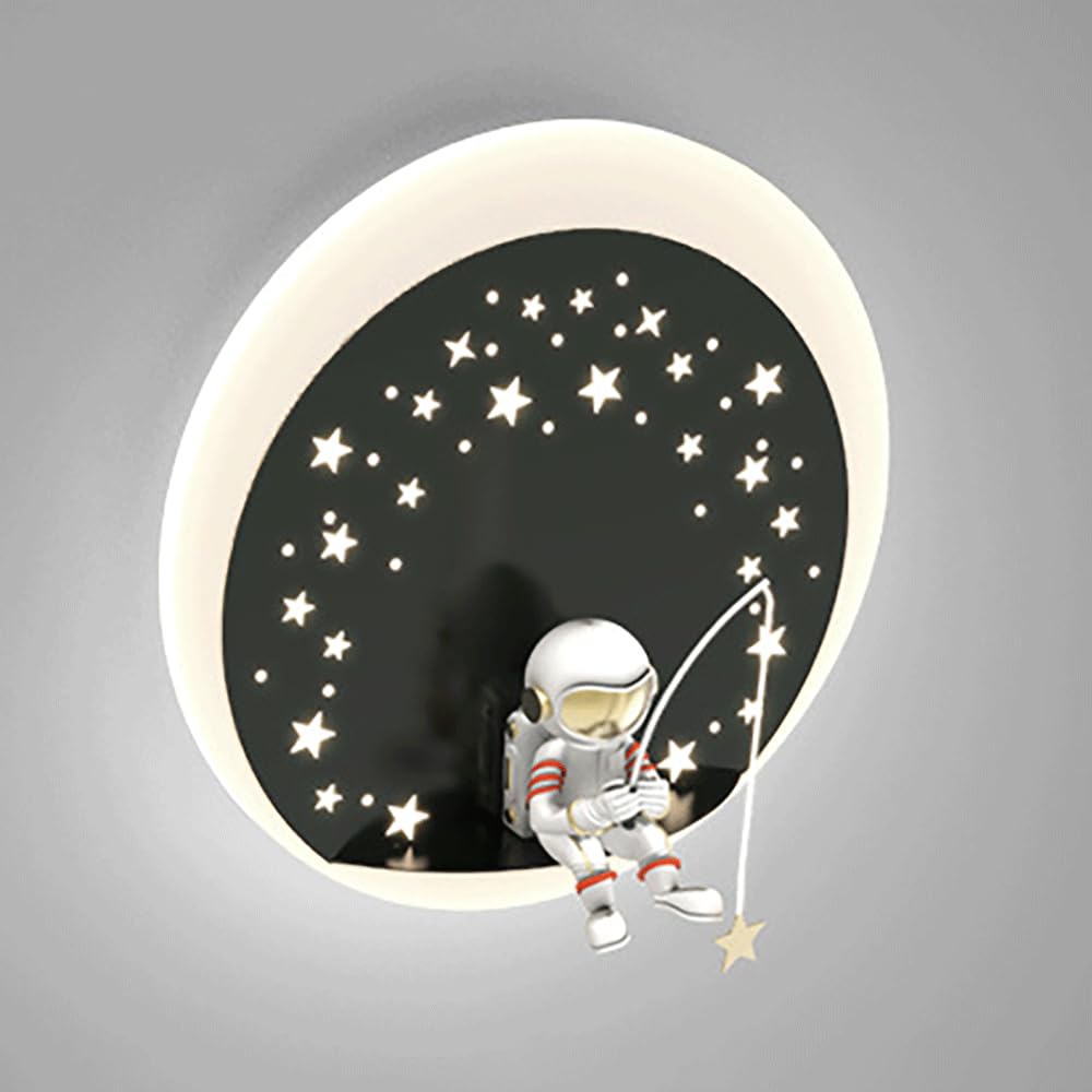 Applique murale astronaute LED contre la peur du noir en chambre enfant