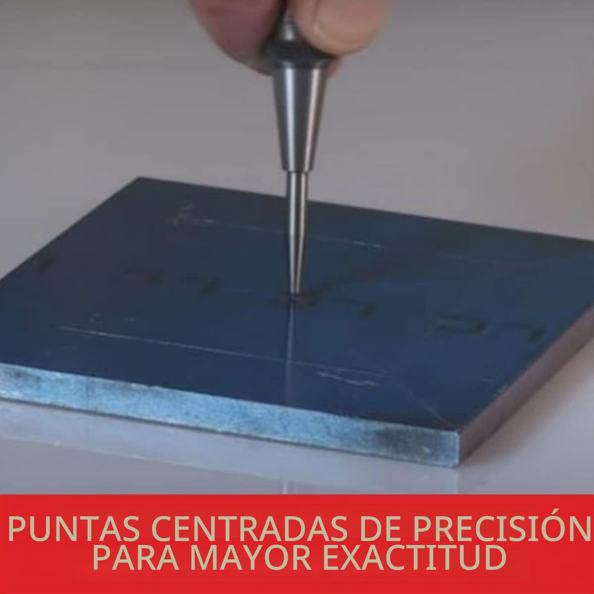 Starrett 50485 - Centro Punzón Con Vástago Redondo