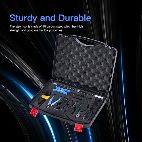Image of Creality 3D Printer Tool Box Kit, 35Pcs Case Includes 18 Types of Tools Screwdriver /Wrench /Pliers /Needle /SD Reader 3D Printing ABS Storage Toolbox Set for Cleaning Finishing Printing