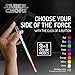 Lightsaber Chopsticks Light Up Star Wars LED Reusable Red & Blue 2 PAIRS FREE Darth Vader Keychain Bottle Opener