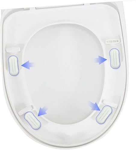 Miniatura 4 de Parachoques de asiento adhesivo universal de repuesto para parachoques de asiento de inodoro, 12 uds