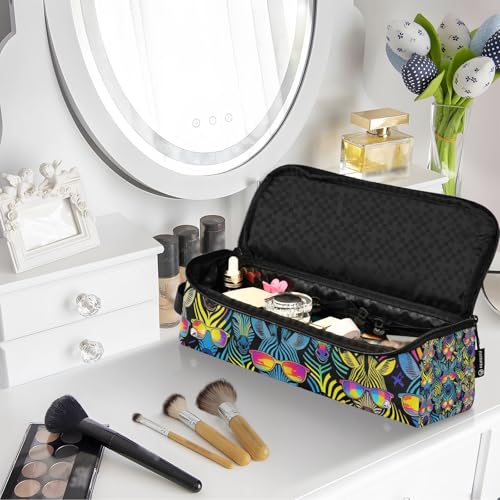 Bolsa de viaje para herramientas de cabello para mujeres con tapete resistente al calor removible y soporte para planchas y rizadores miniatura 7