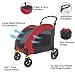 Wooce Pet Carrito de Cuatro Ruedas Trolley para Perros Carritos de Gatos...