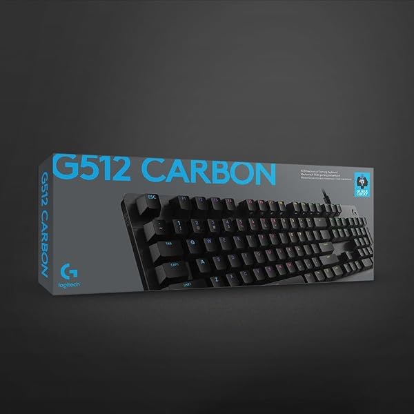 Logitech G512 Carbon RGB Mechanical Gaming Keyboard (Romer-G Tactile) by Logitech G - Used condition - Image 9