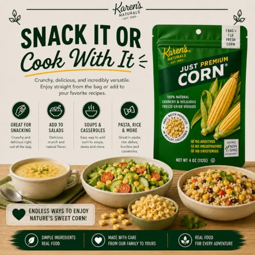 Karen's Naturals Freeze Dried Corn, 4 oz - image 6