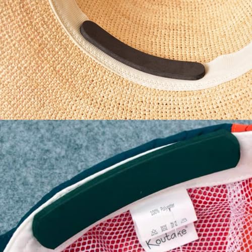 Image of monochef 30pcs Hat Size Reducer Hat Sizing Tape Inserts Liner Foam Reducing Sizing Tape Sizer Self Adhesive for Cowboy Hats Caps Make Fit Smaller Sweatband