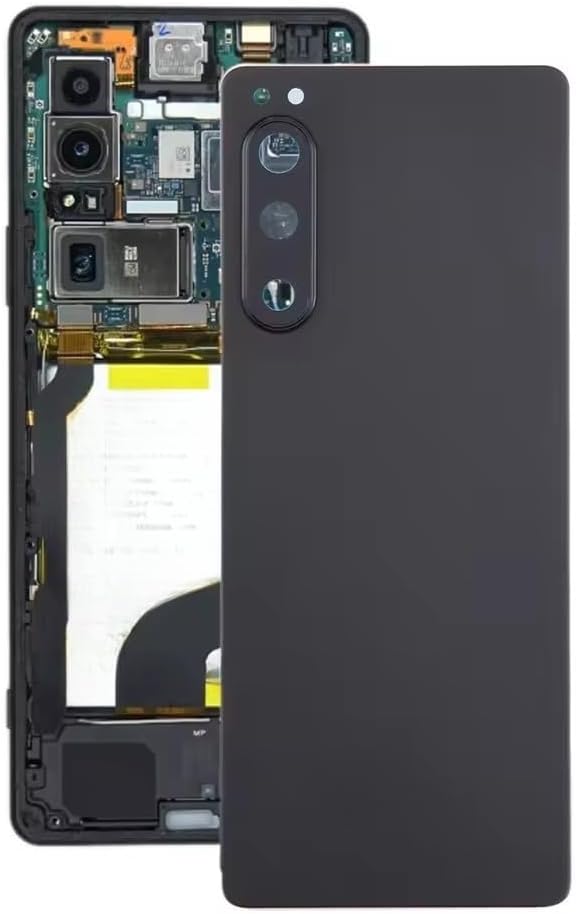 for Sony Xperia 5 IV Back Cover Spare Parts Rear Case Back Battery Cover Door Housing with Camera Lens