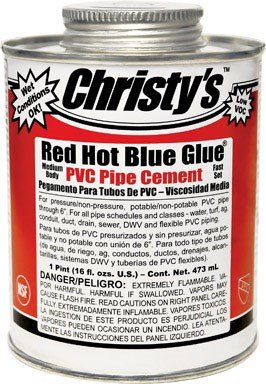 Christys RH-RHBV-PT 16 Oz Red Hot Blue Glue Low VOC
