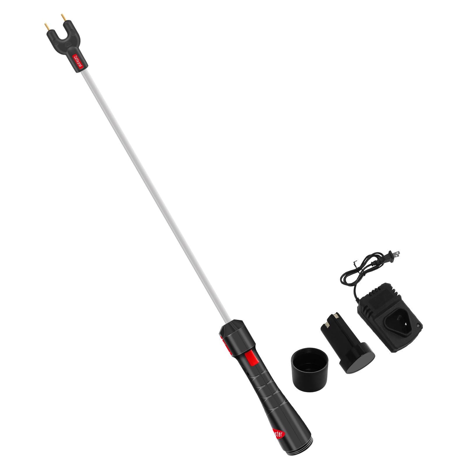 Rechargeable Livestock Prod,Waterproof Electric ,Drive Animals Without Harming Hot Shot Cattle Prod,2200MAH Ultra-Long Standby,Bendable Cattle Prod for Dog Cow Pig Sheep(Total 34 INCH)