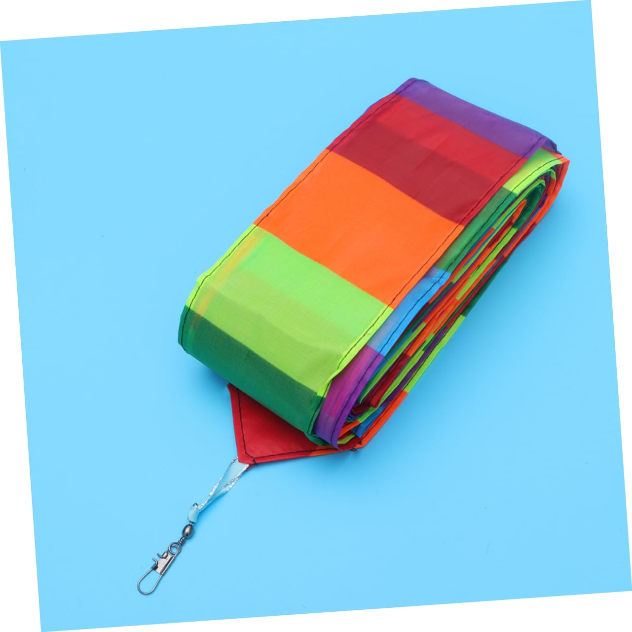 Toyvian 3pcs 10m Giant Kite Mega Tail Bundle Rainbow Streamer Kite Tail for Adults Outdoor Accessories Floating Turning Streamer