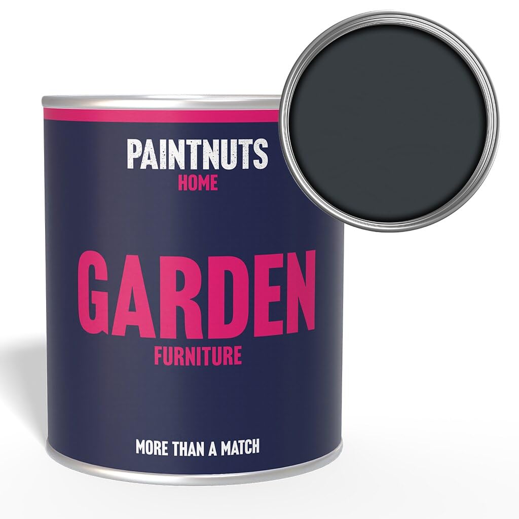 Paintnuts Anthracite Grey Garden Furniture Paint - Ral-7016 - Gloss 2.5 Litre Tin