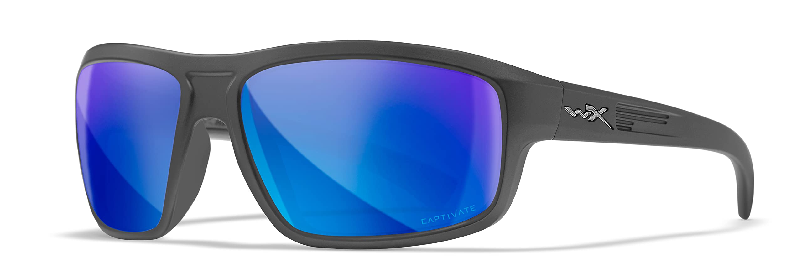 Wiley X │ WX Contend | Sonnenbrille Herren | Sportbrille | Sonnenbrille Herren Polarisiert | 100% UVA/UVB-Schutz | Ideal bei Outdoor-Aktivitäten | Fahrradbrille Wandern Sport