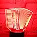 Produktbild 3D Akkordeon Squeezebox Musik Illusion Lampe, 7 Wechselnde Farben Touch Schalter LED Nachtlicht Für Baby Schlafzimmer Dekoration Weihnachtsgeschenk