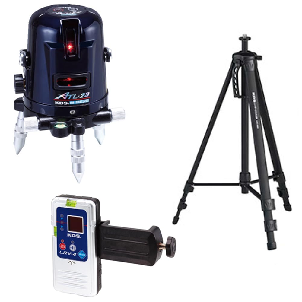 レーザーディスク　セット販売 Amazon | ムラテックKDS レーザー墨出器 受光器・三脚付 ATL-23RSA