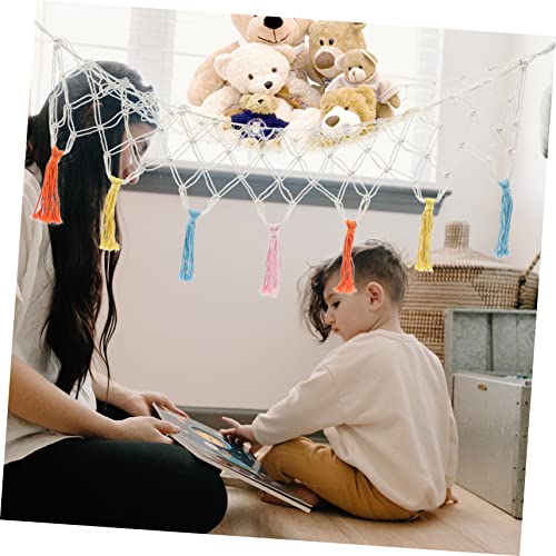 Operitacx Rede De Brinquedo Para Niños Brinquedos Para Crianças Rede De Brinquedo De Malha De Brinqu