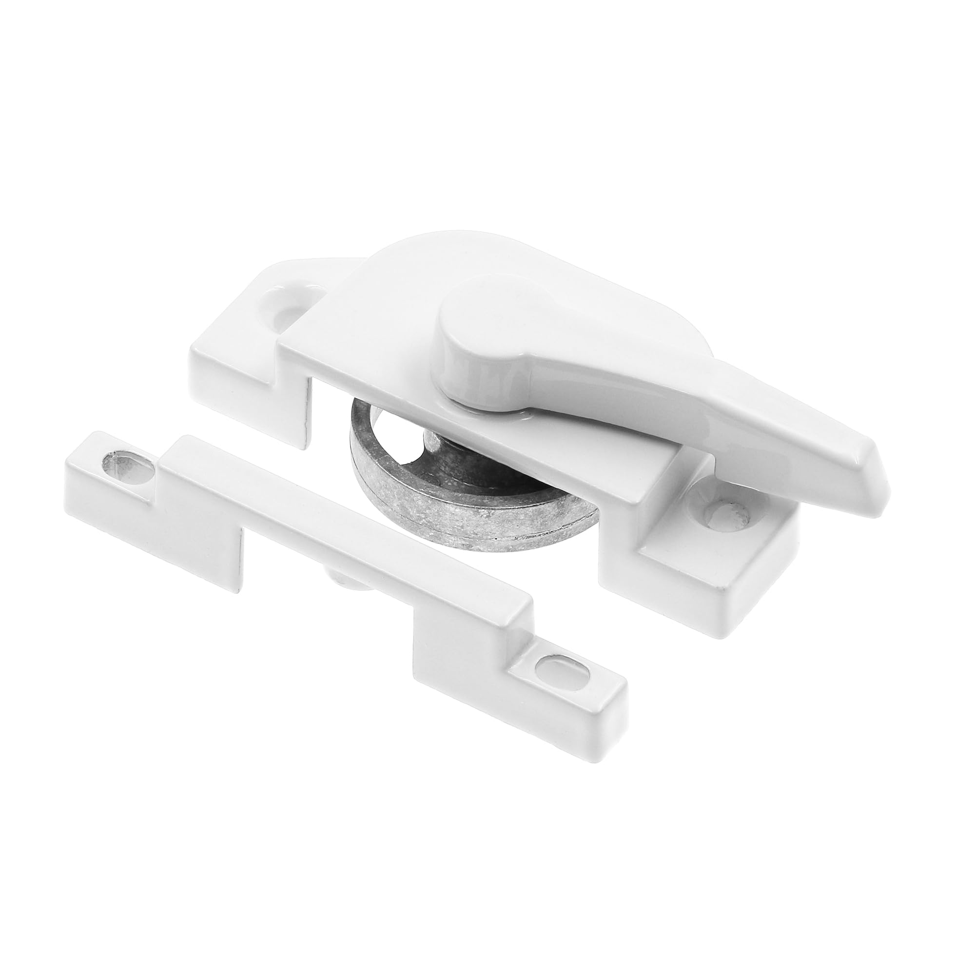 Prime-Line F 2588 Sash Lock, 2-1/16 in. Hole Centers, Fits Single