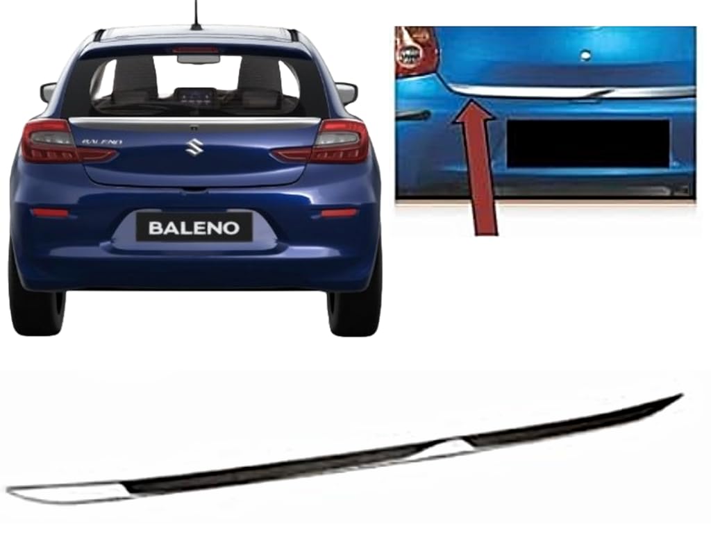 Dicci Patti/Silver Crome Garnish for Boot/Diggi Patti for Maruti Suzuki Nexa Baleno 2022-25-picture-32