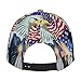 Fashionable Baseball Cap Dad Cap for Unisex Men Women Youth, Statue of Liberty American Flag Eagle Patriotic Lightweight Breathable Running Cap Headwear