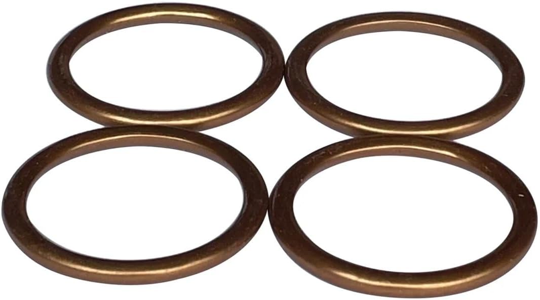 35.5 * 44 * 2.6mm Motorcycle Exhaust Pipe Gasket Fit For Z 750 ZR750 2007-2014 Z800 ZR800 2013-2015(4pcs)