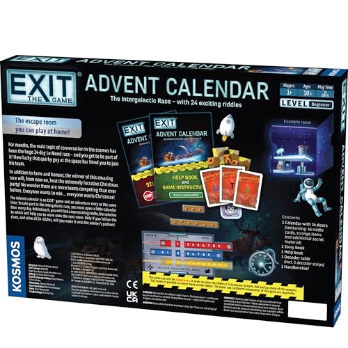 Thames & Kosmos EXIT: Intergalactic Race Advent Calendar, Multicoloured - Image 2
