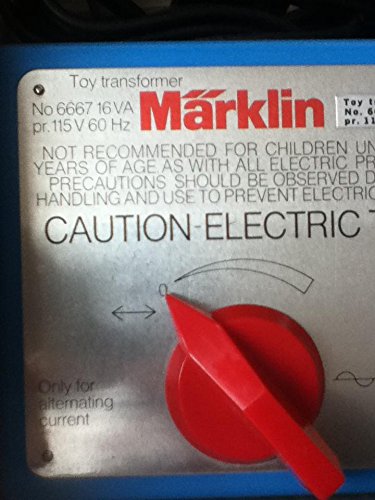MARKLIN HO Vintage Metal Heavy Analog Transformer 120VOLT. - 16VOLT.-AMP. Model 6667A (Last Edition)