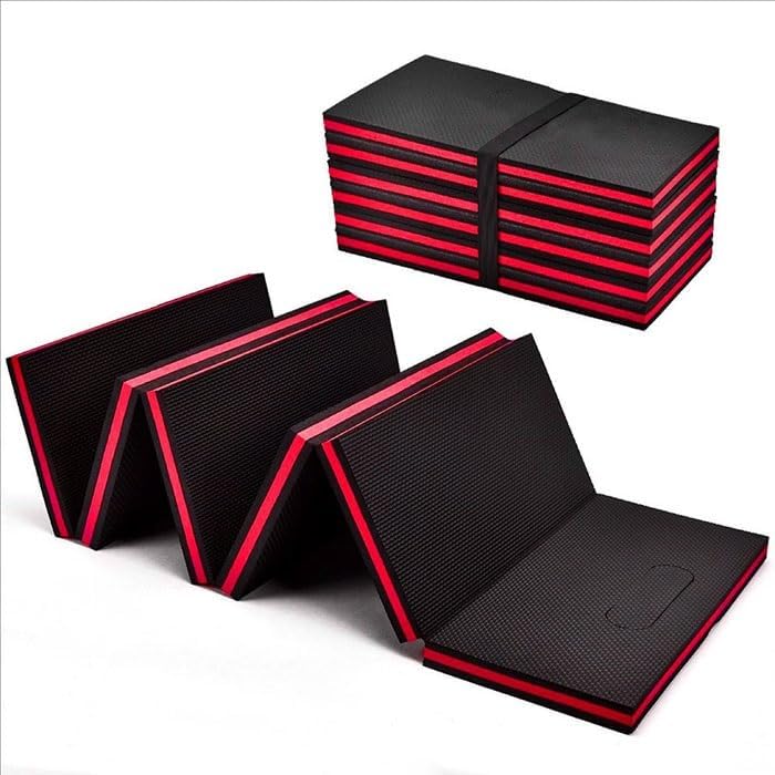 Folding Kneeling Pad - Extra Thick EVA Foam Mat for Garage, Car Repair, Gardening, and Household Tasks