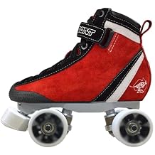 L'Estel Skates - STD Skates & Wheels - Skates with Bont ParkStar Boots+STD Elyo C Bases+Wheels and Bearings - Complete Mounted Skates - Roller Derby and Street Skating