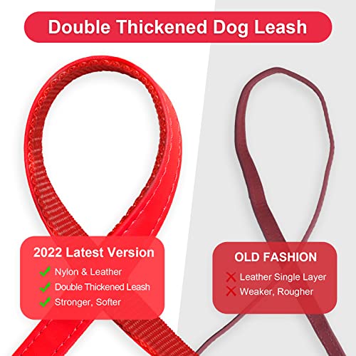 𝐔𝐏𝐆𝐑𝐀𝐃𝐄𝐃 𝐕𝐄𝐑𝐒𝐈𝐎𝐍 Spiked Studded Leather Dog Collar With Leash, Epesiri Rivet Pu Leather Dog Collars For Pit Bull, Durable Leather Cat Collar Spiked Studded For Small Medium Large Pet #TOP2