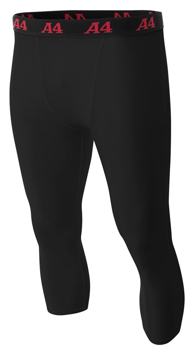 A4 N6202 Compression Tight, Black, 3X-Large