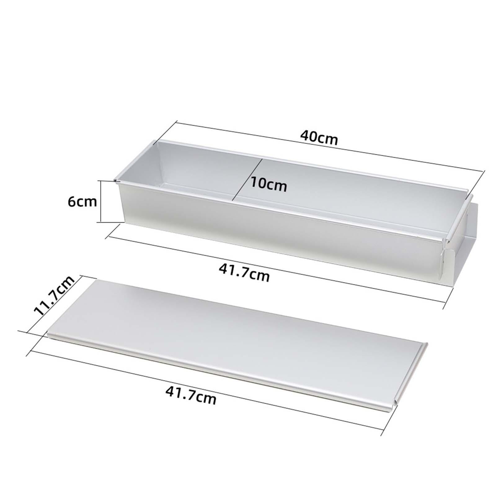 Aluminium Käsekuchenform, Rechteckige Kuchenform, Kuchenform für Die Küche, 41.7 cm