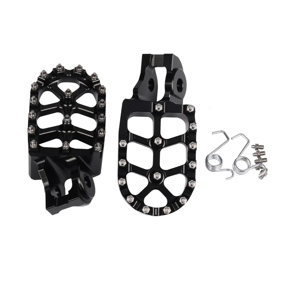 Fasizi 1 Pairs Motorcycle Dirt Bike Footrest Foot Rest Pedals, Aluminum Motorcycle Foot Pegs Footrests Pedals Fit for KTM SX SXF EXC XC XCF XCW 65–530