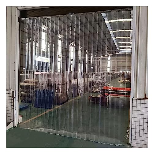 Cortina de puerta de vinilo impermeable con PVC transparente de alta resistencia