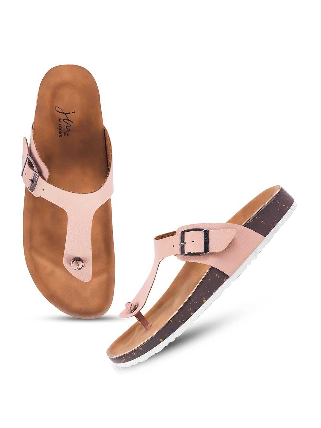 JM LOOKS Women's Casual Thong Flat Sandals with Adjustable Buckle and Cushioned Sole for Comfort - Review, Price and Buying Guide