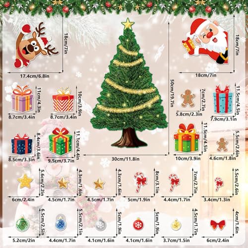 Aimants de vacances à forte tenue pour cloches de Noël et déco d'hiver