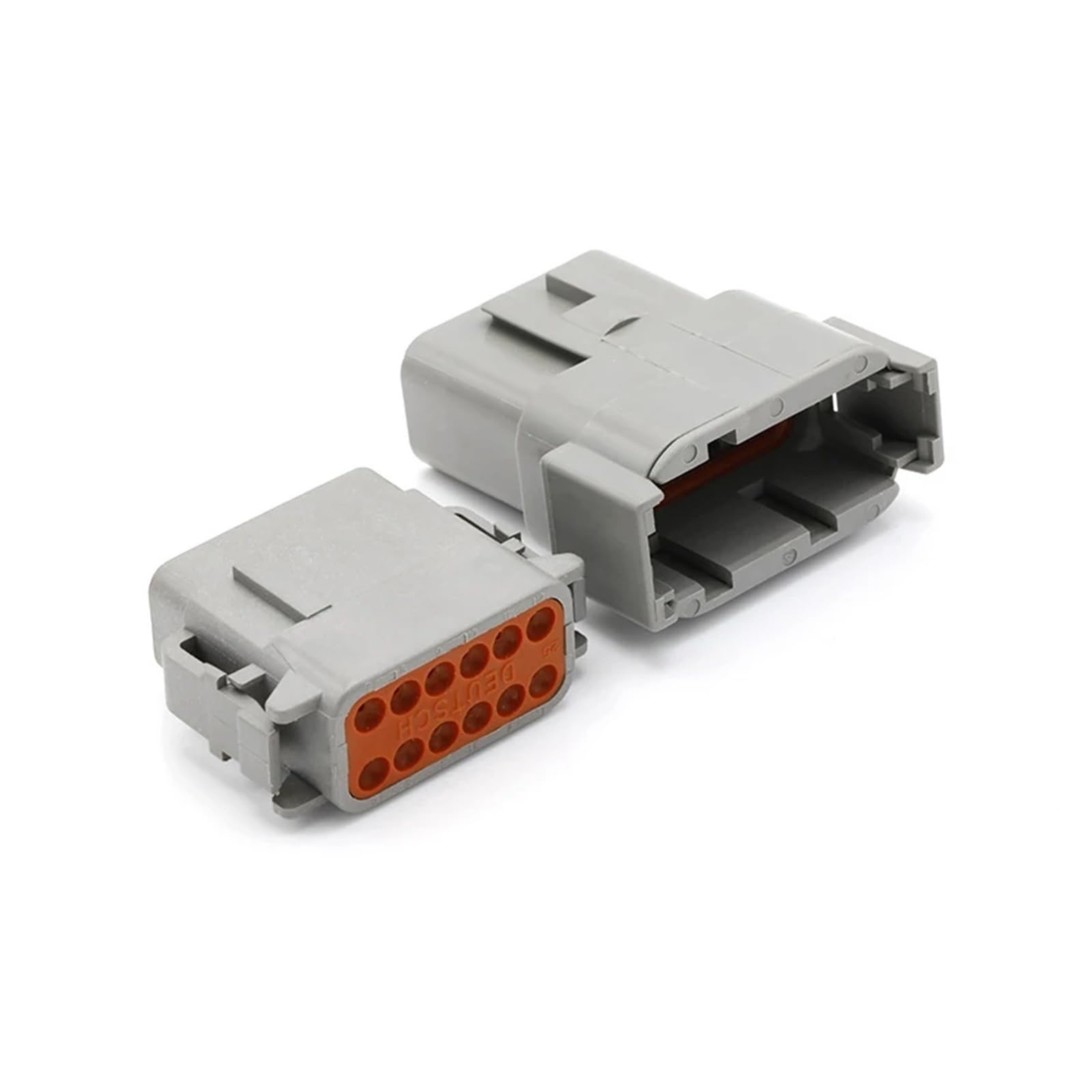 5/10/100 Set Connettore DT/DTM/DTP/DT15/DT13 Deutch Connettore Maschio DT06-2S Connettore Impermeabile DT04-2P Spina Femmina(DT Flange,10 SETS_12P)