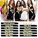Bachelorette Sash Set (12 pcs) - Bride to Be Sash Bachelorette Party Decorations - Unique Bride and Bridesmaid Sashes for Bachelorette Party (Black, Gold Letters). Ideal Bridal Shower Supplies