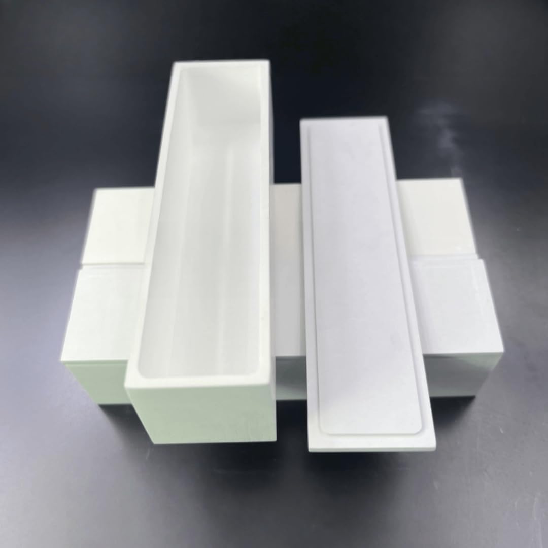 Tiegel aus hochreiner Bornitrid-Keramik – hochtemperaturbeständiger Isolierbehälter for die Industrie, 1 Stück(50x20x20mm With Lid)