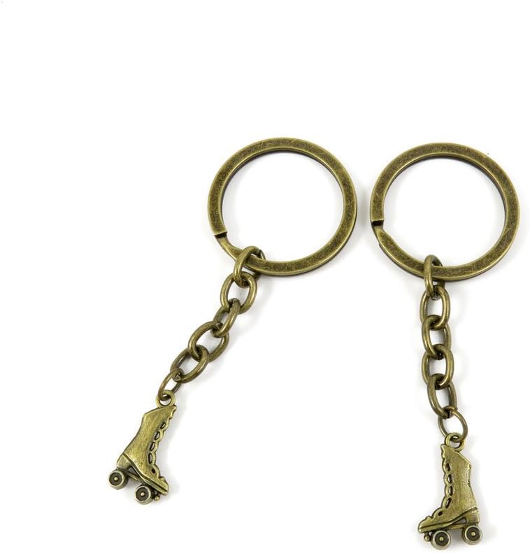 Keyrings Keychains Key Ring Chains Tags Jewelry Findings Clasps Buckles Supplies E7EA9 Roller Skates